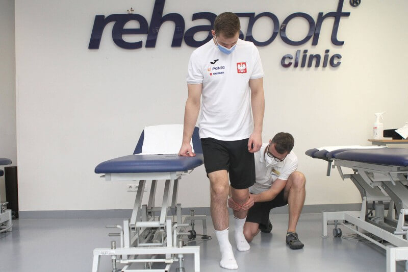 Maciej Majdziński wraca do zdrowia w klinice Rehasport