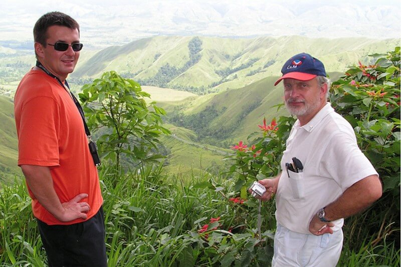 Piękny papuaski krajobraz