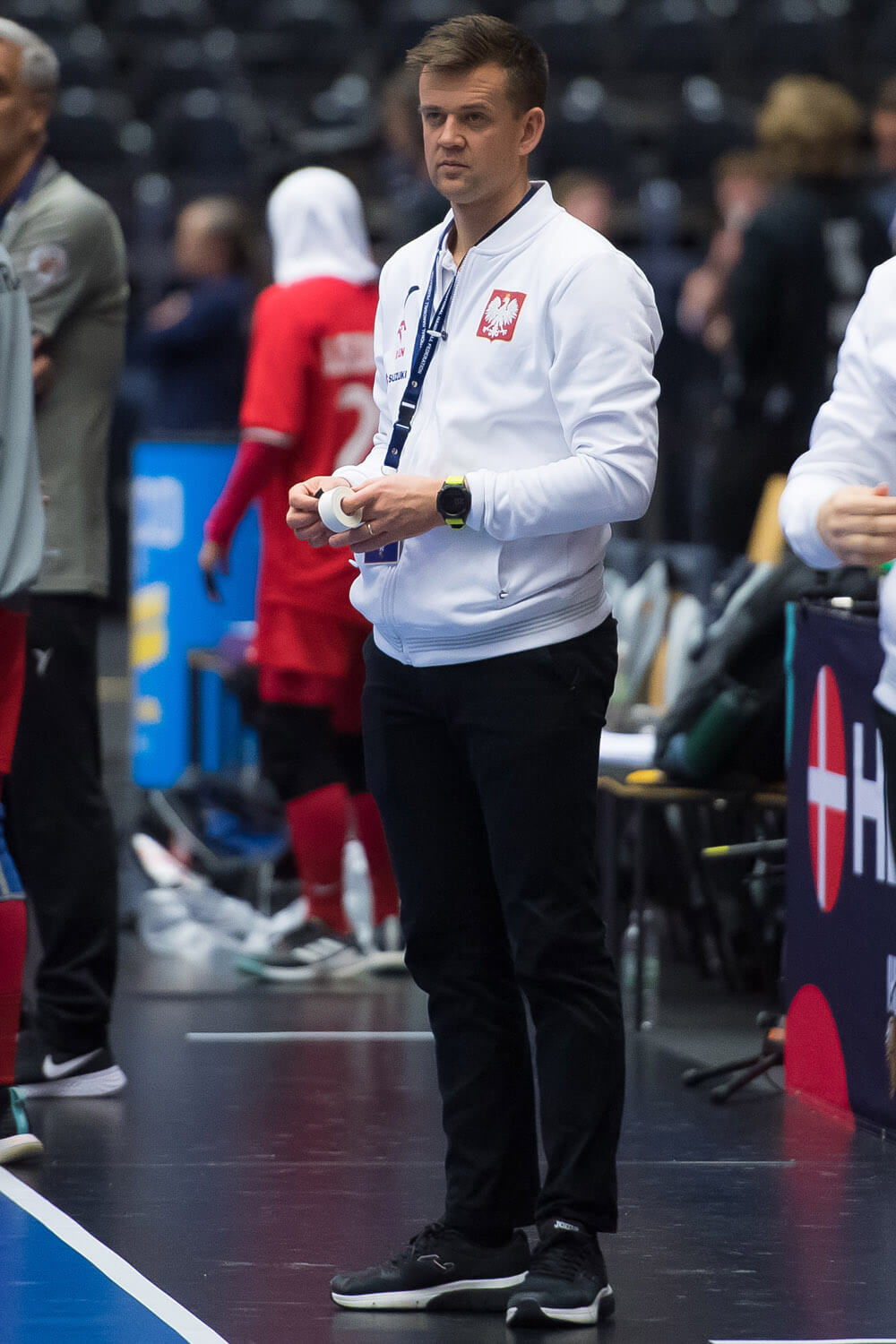 Mgr Michał Bartkowiak, fizjoterapeuta Rehasport (foto: Paweł Bejnarowicz/PressFocus/ZPRP)