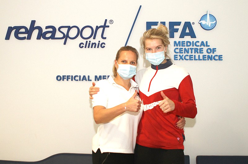 Ada Hegerberg - najlepsza piłkarka świata przechodzi rehabilitację w klinice Rehasport