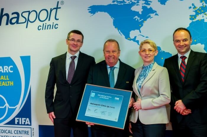 5 lat od uzyskania certyfikatu FIFA Medical Centre of Excellence