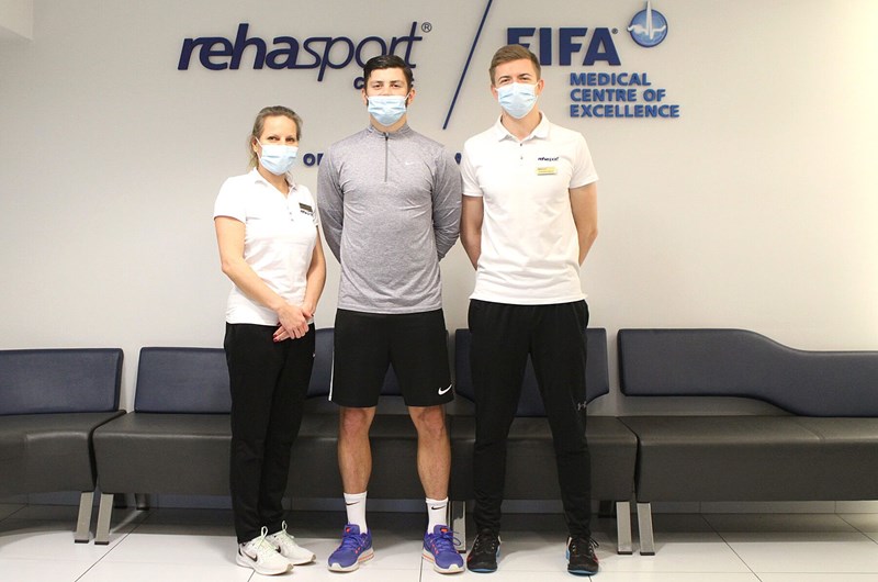 Dawid Kownacki zakończył rehabilitację  w Rehasport