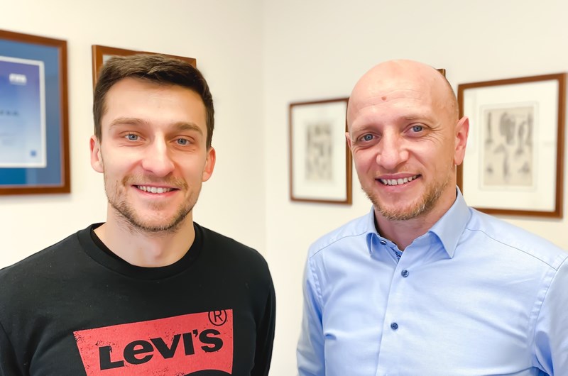 Jakub Kiełb z kontrolną wizytą po operacji w Rehasport