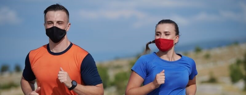 Is intense exercise in a&nbsp;protective mask harmful to health or reduces exercise capacity?